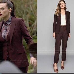 Reiss Lissa Blazer in Berry size 10